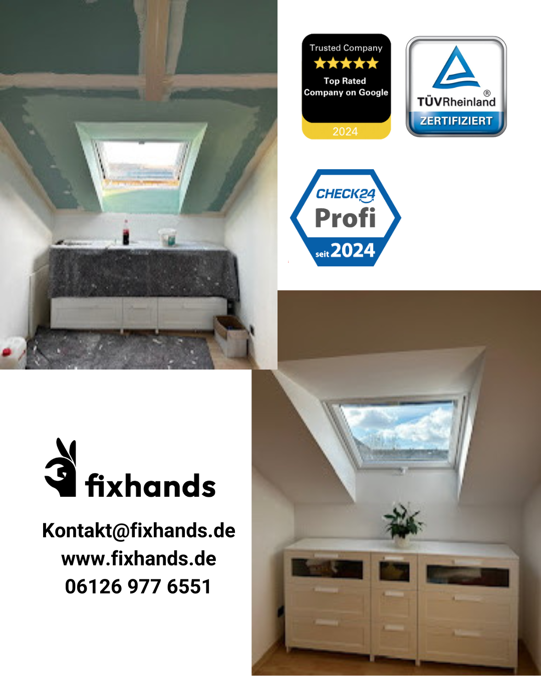Fixhands Fassadenanstrich in Idstein
